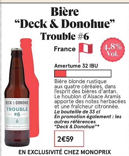 bière deck donohue trouble #6