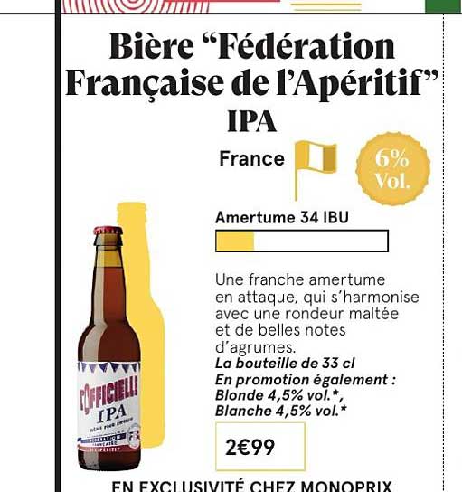 Bière Fédération Française De L'apéritif Ipa