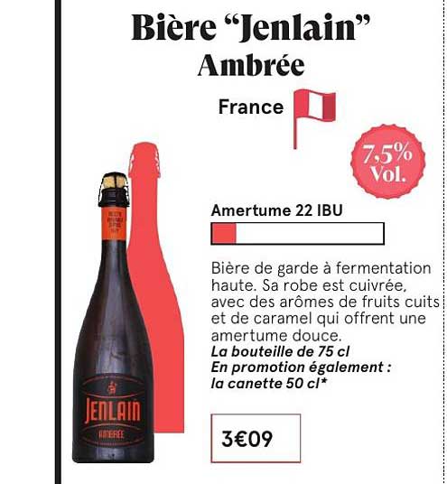 Bière Jenlain Ambrée