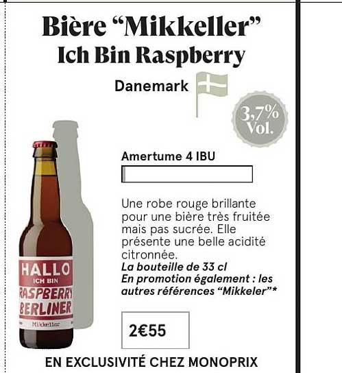bière mikkeller ich bin raspberry