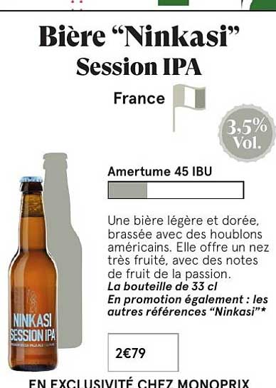 bière ninkasi session ipa