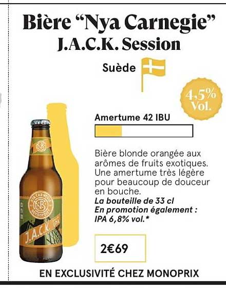 bière nya carnegie jack session