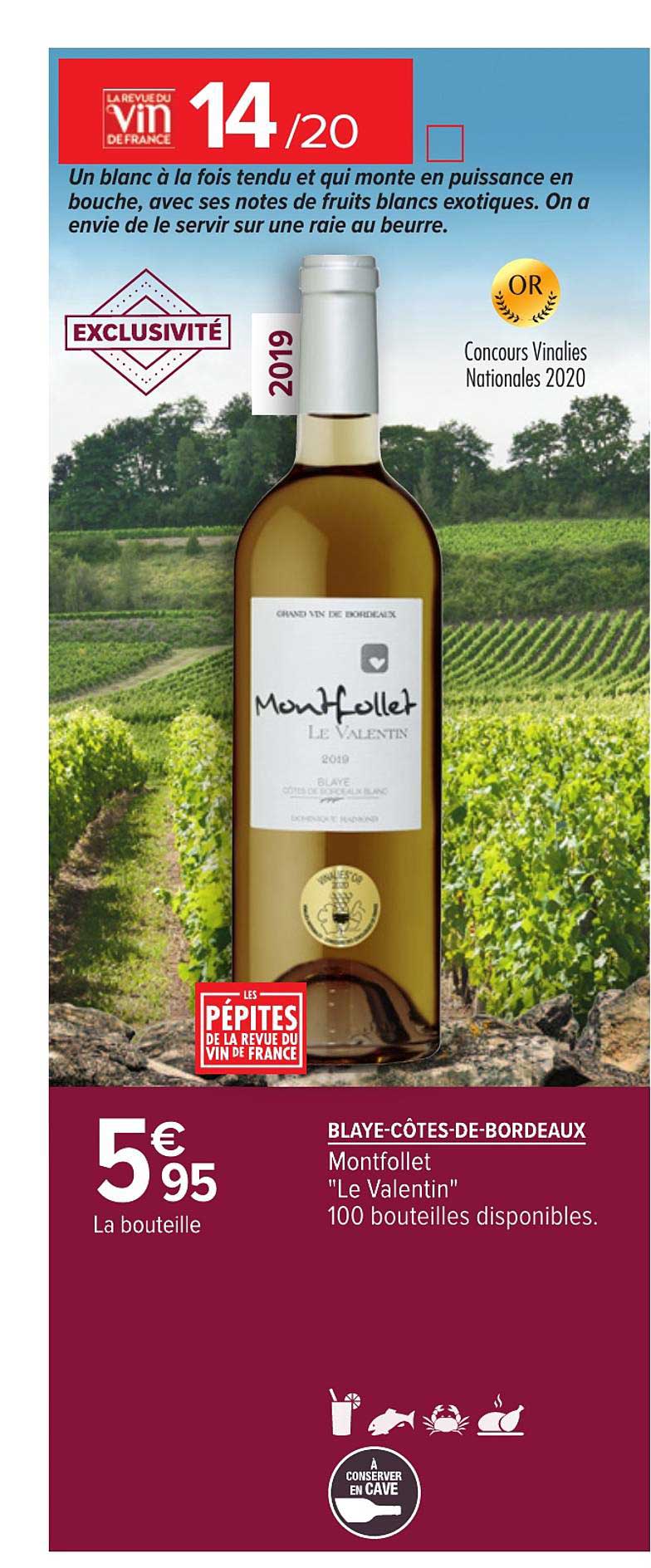 Blaye Côtes De Bordeaux Montfollet Le Valentin