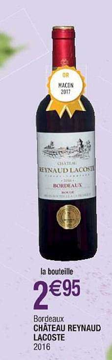 bordeaux château reynaud lacoste