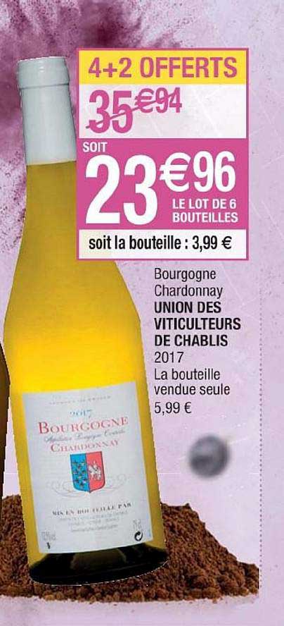 bourgogne chardonnay union des viticulteurs de chablis