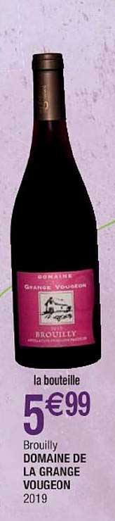 brouilly domaine de la grange vougeon
