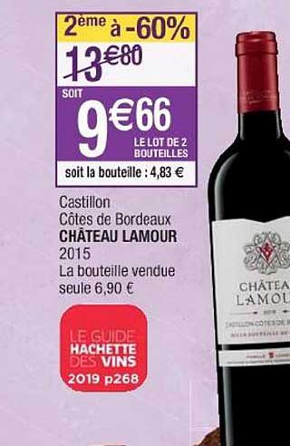 castillon côtes de bordeaux château lamour