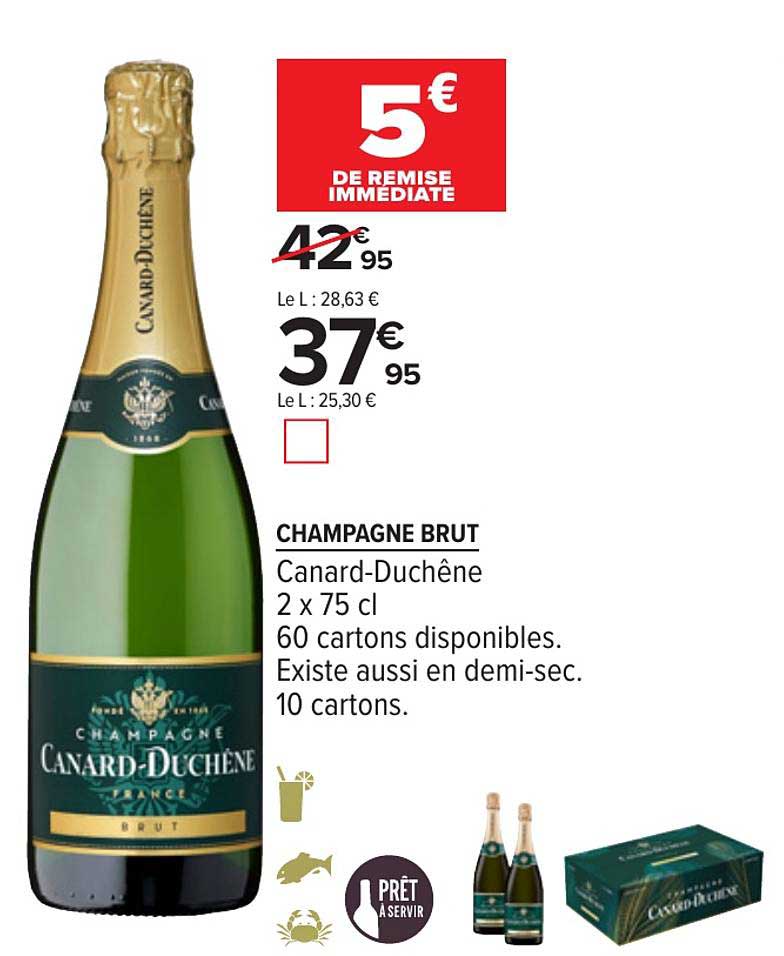 champagne brut canard duchêne