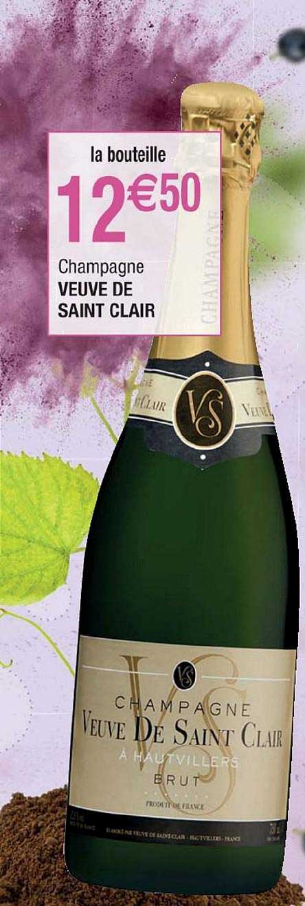 champagne veuve de saint clair