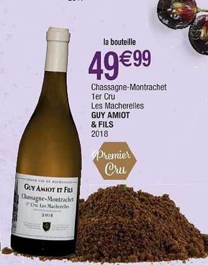 chassagne montrachet 1er cru les macherelles guy amiot fils