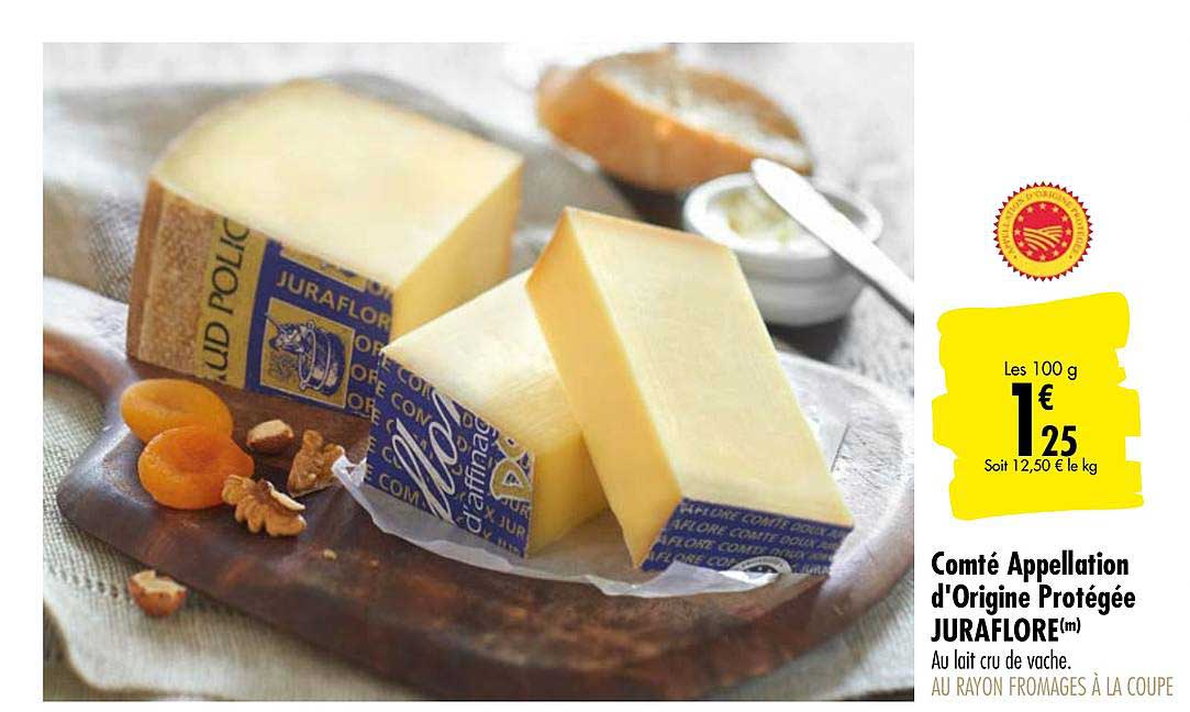 comté appellation d'origine protégée juraflore