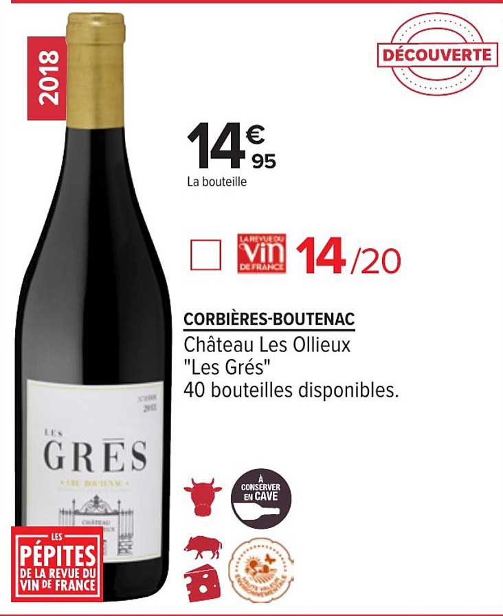 corbières boutenac château les ollieux les grés