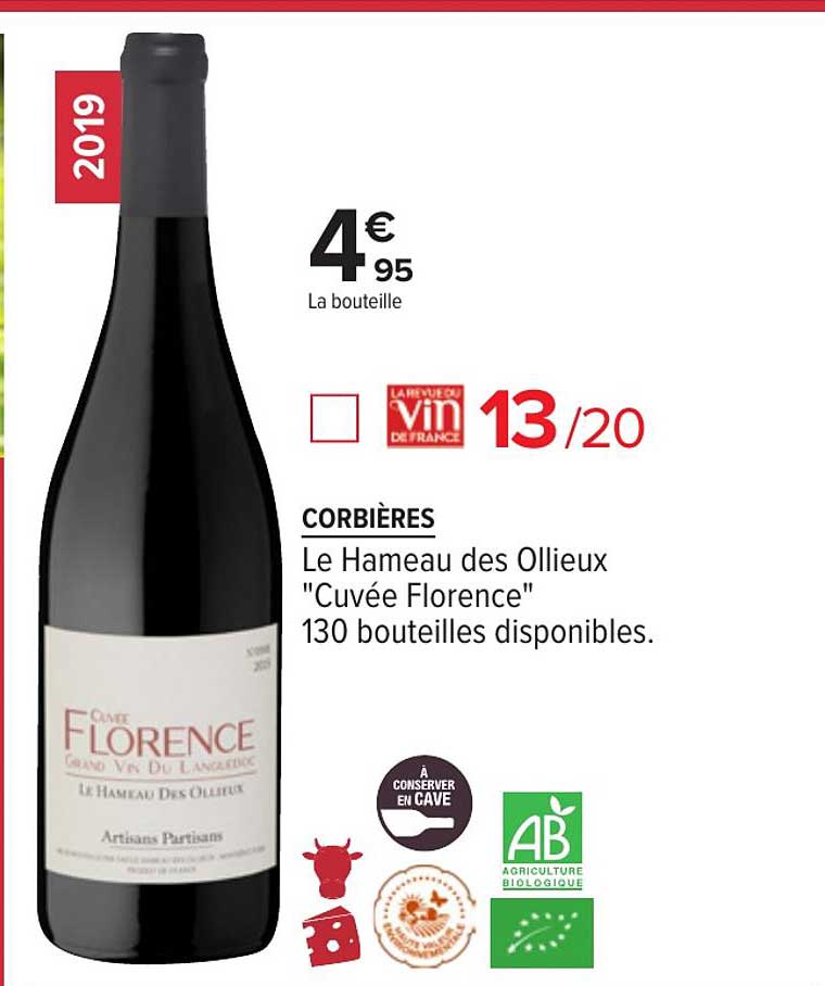 corbières le hameau des ollieux cuvée florence