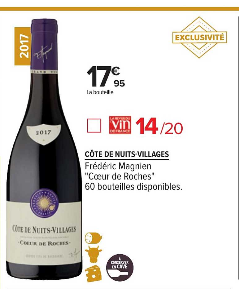 côte de nuits villages frédéric magnien coeurs de roches