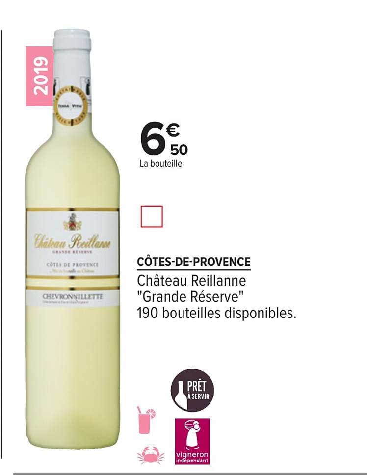 côtes de provence château reillanne grande réserve