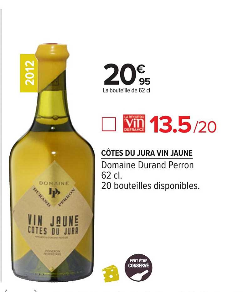 côtes du jura vin jaune domaine durand perron