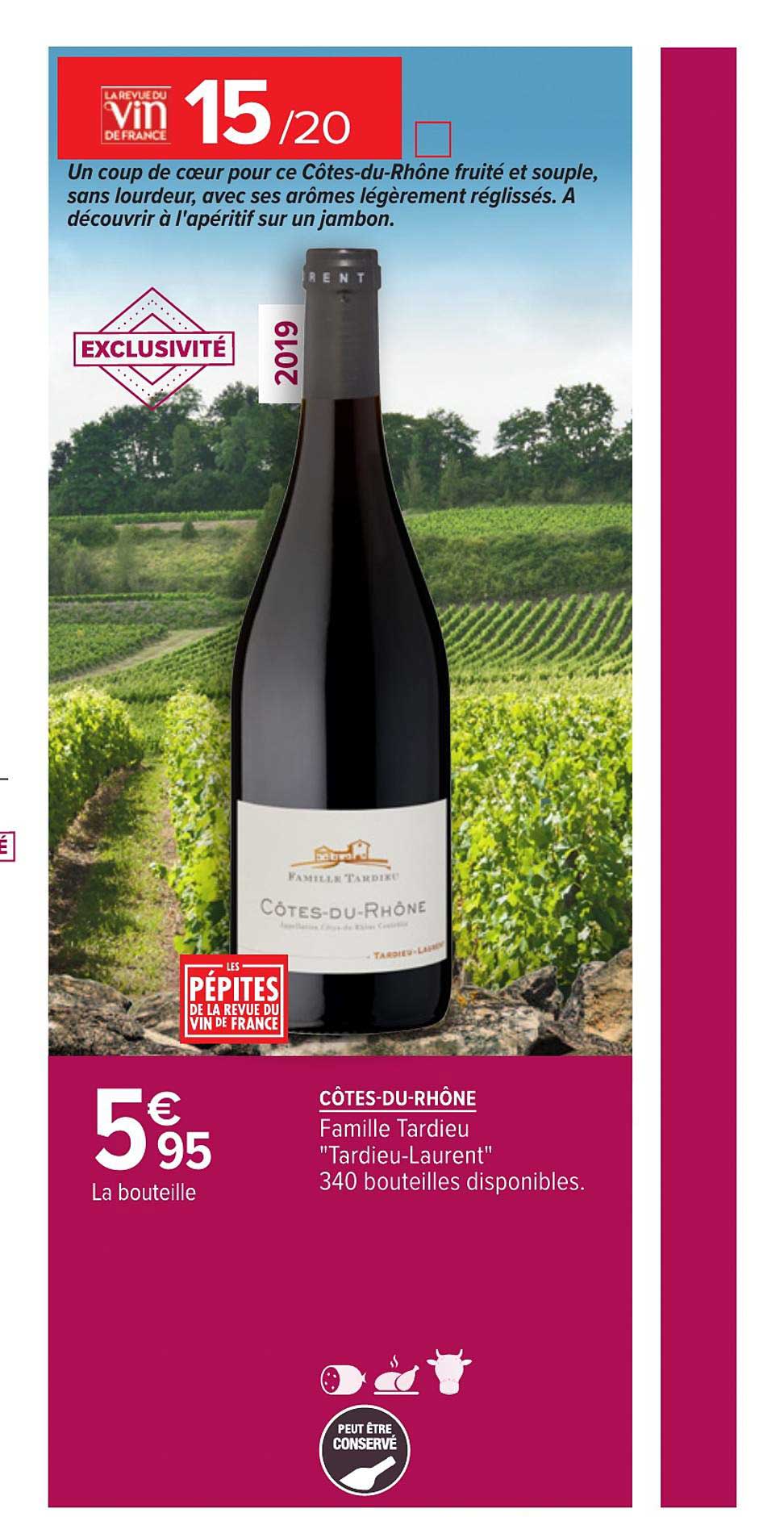 côtes du rhône famille tardieu