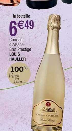 crémant d'alsace brut prestige louis hauller