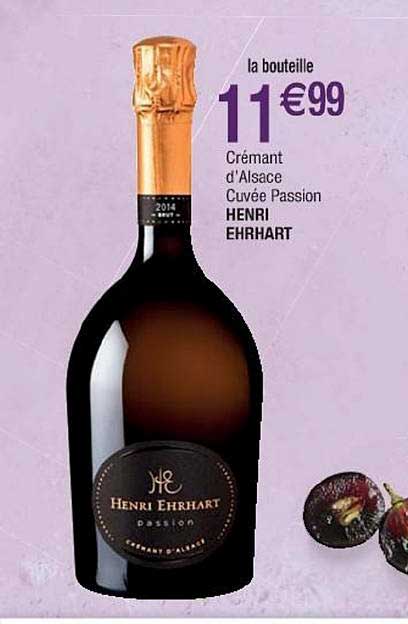crémant d'alsace cuvée passion henri ehrhart