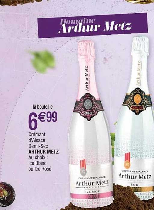 crémant d'alsace demi sec arthur metz