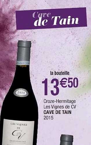 croze hermitage les vignes de cv cave de tain