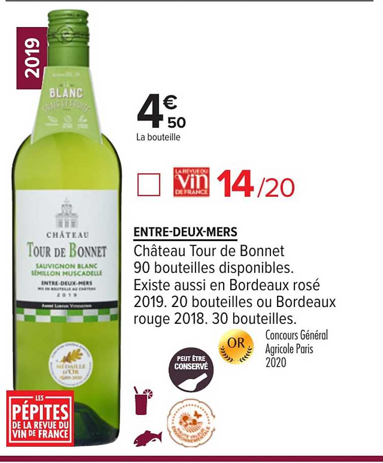 entre deux mers château tour de bonnet