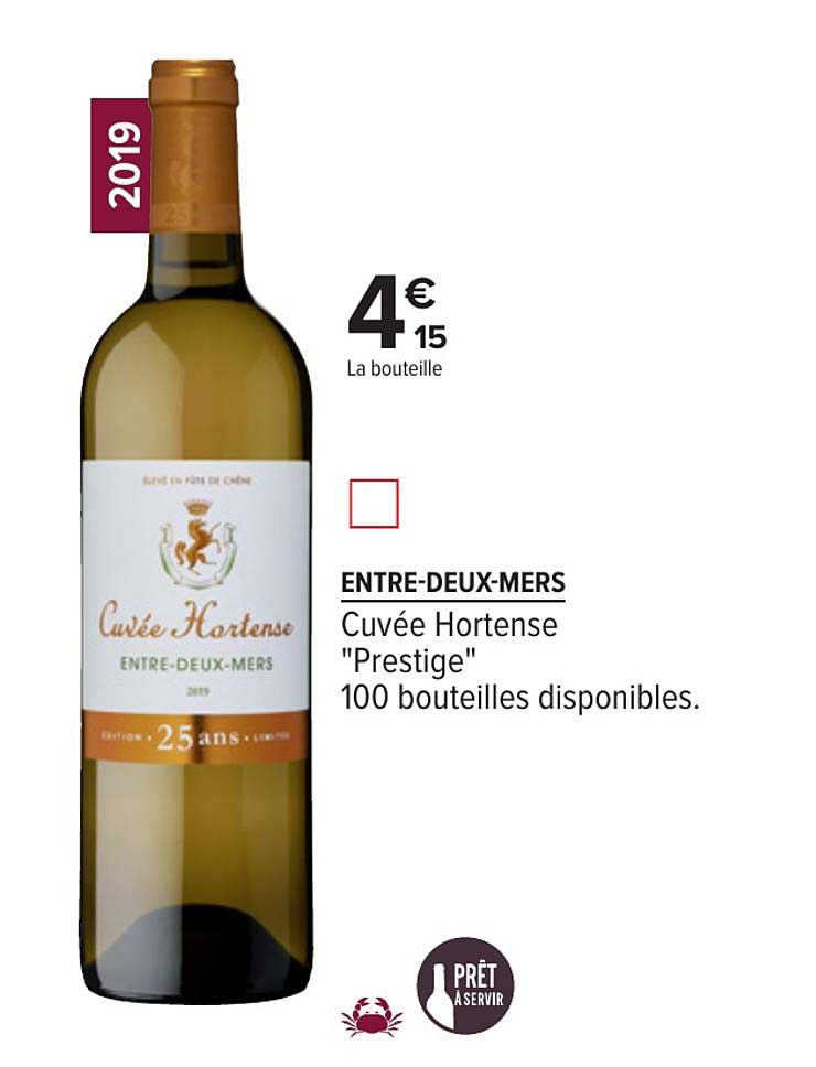 entre deux mers cuvée hortense prestige
