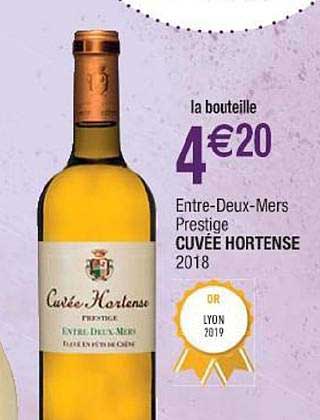 entre deux mers prestige cuvée hortense