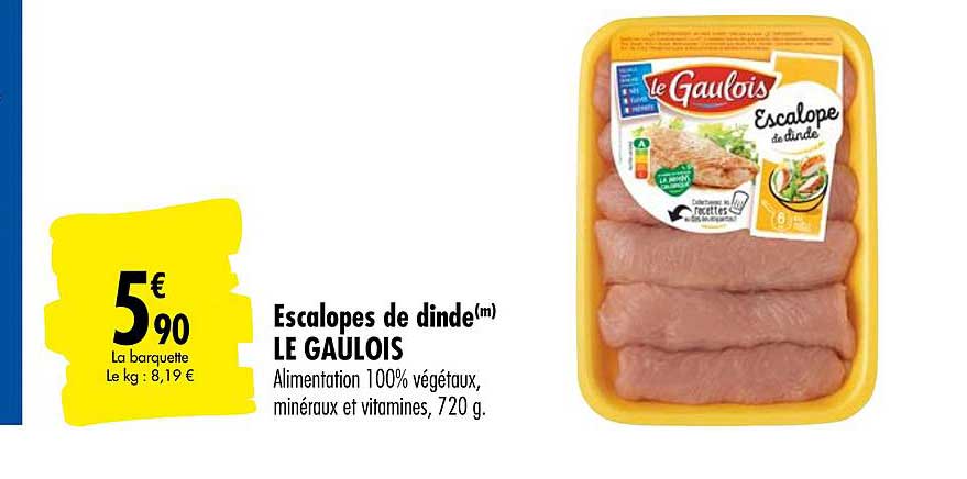 Escalopes De Dinde Le Gaulois