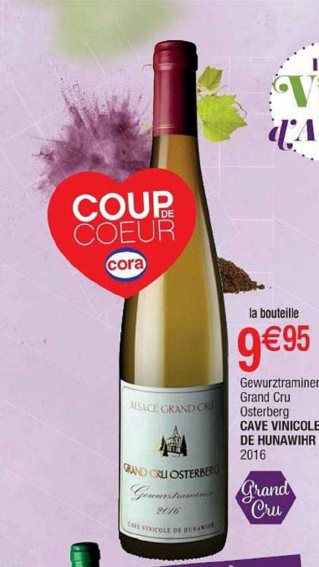 gewurztramine grand cru osterberg cave vinicole de hunawihr