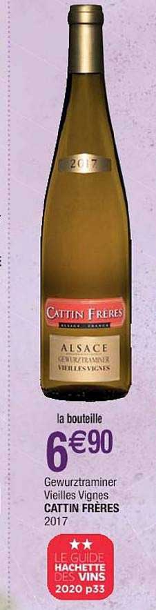 guwurztraminer vieilles vignes cattin frères
