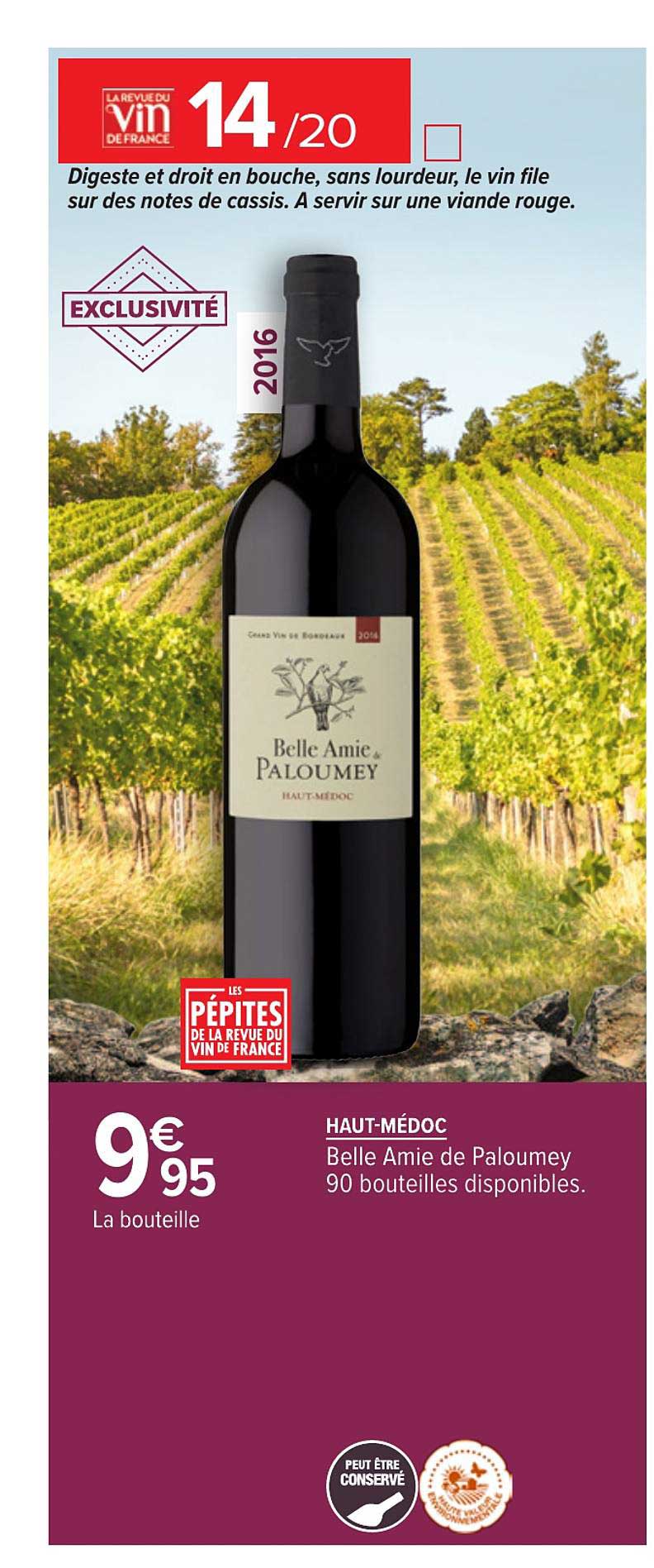 haut médoc belle amie de paloumey