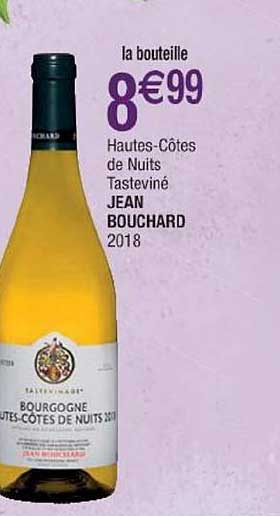 Hautes Côtes De Nuits Tasteviné Jean Bouchard