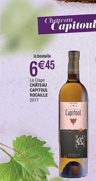 la clape château capitoul rocaille