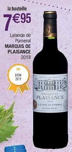 lalande de pomerol marquis de plaisance