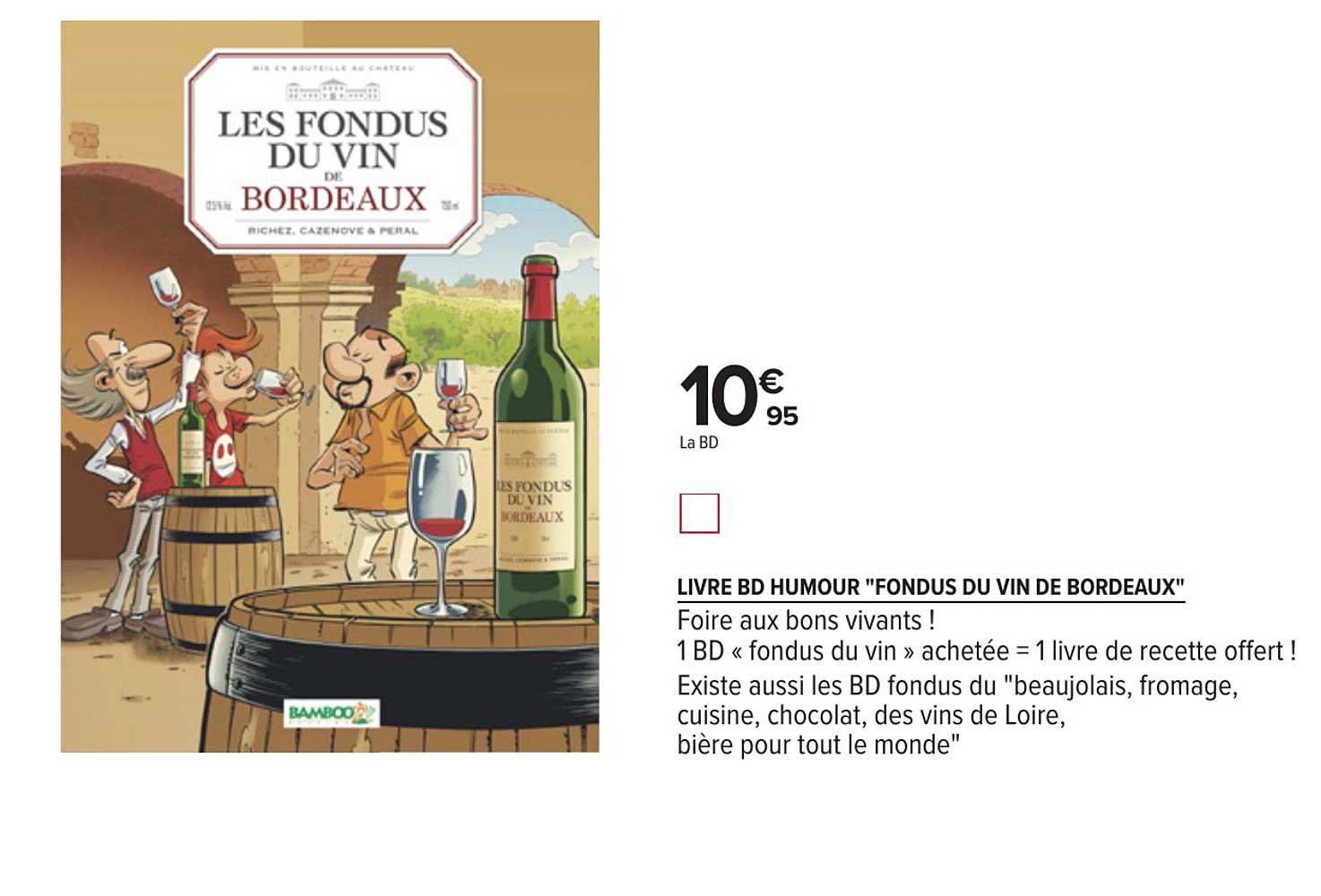 livre bd humour fondus du vin de bordeaux