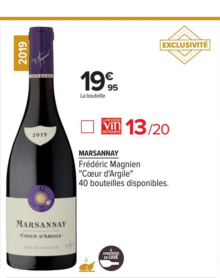 marsannay frédéric magnier cœur d'argile