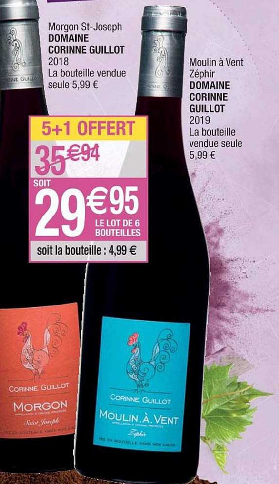 morgon st joseph domaine corinne guillot moulin à vent zéphir domaine corinne guillot 5+1 offert