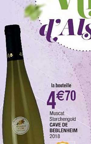 Muscat Storchengold Cave De Beblenheim