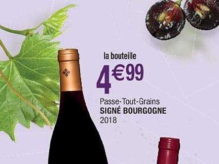 passe tout grains signé bourgogne