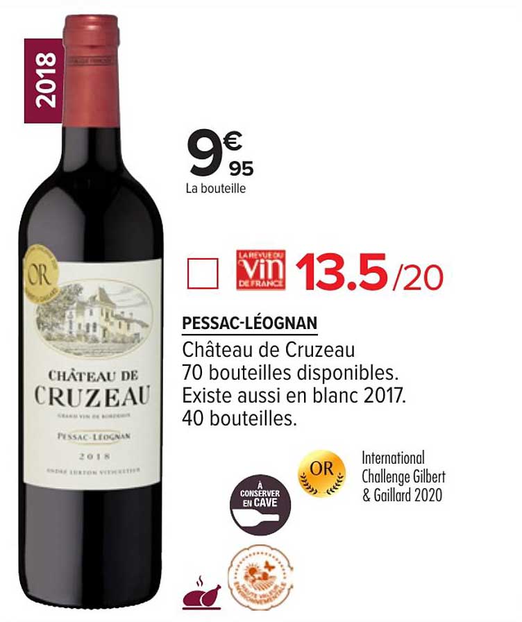 Pessac Léognan Château De Cruzeau