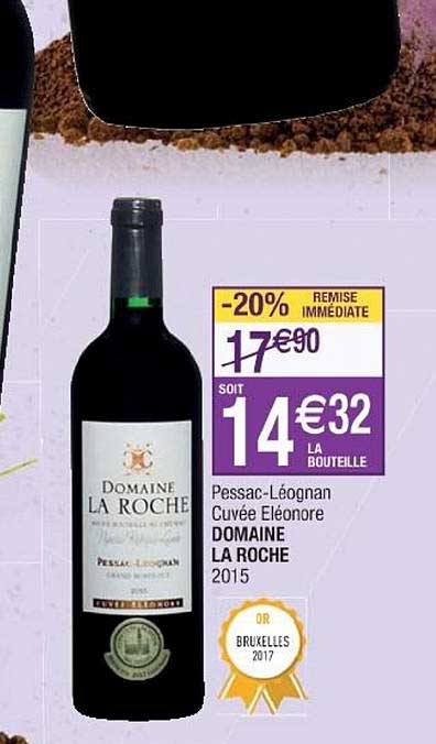 pessac léognan cuvée eléonore domaine la roche