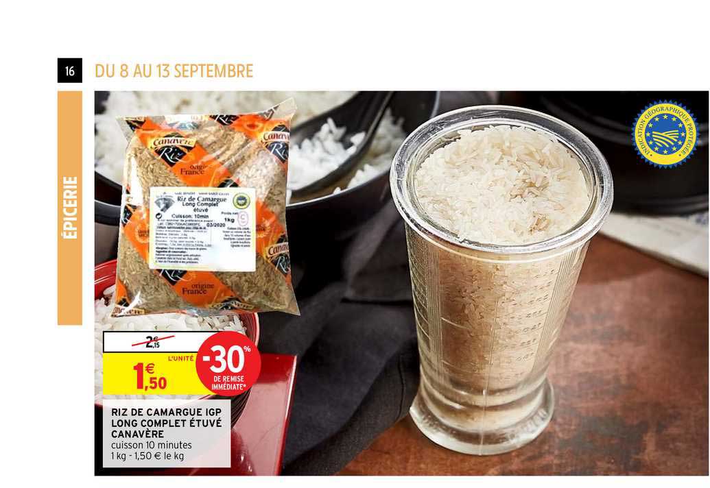 Riz De Camargue Igp Long Complet étuvé Canavère -3% Remise Immédiate