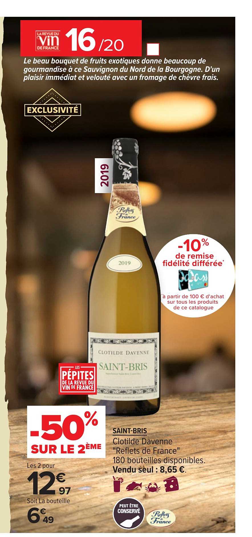 saint bris clotilde davenne reflets de france -50% sur le 2ème