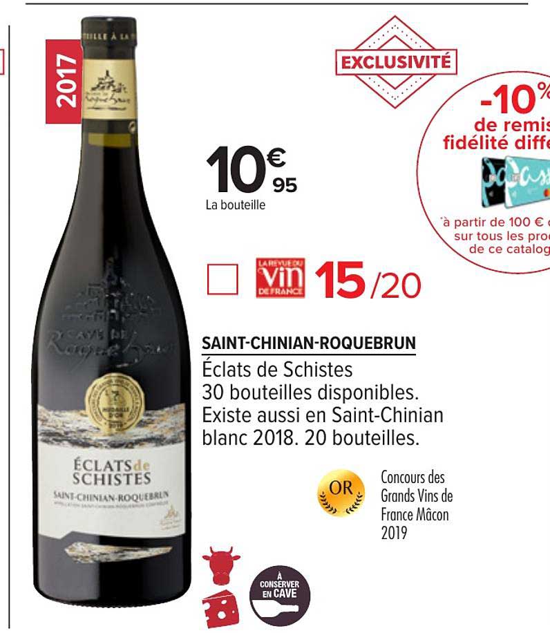 saint chinian roquebrun éclats de schistes