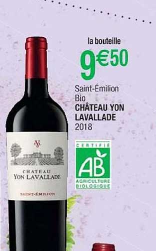saint émilion bio château yon lavallade