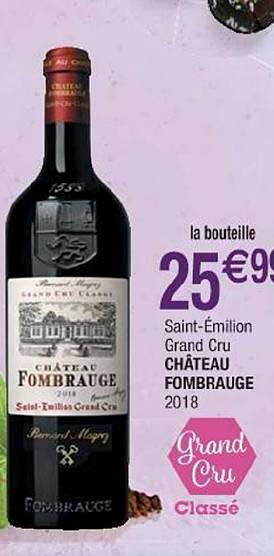 saint émilion grand cru château fombrauge