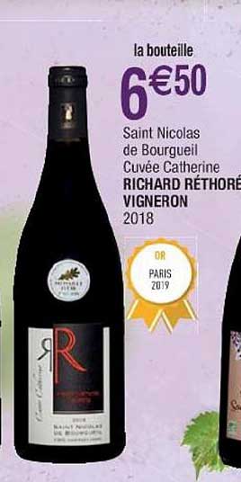 saint nicolas de bourgueil cuvée catherine richard réthoré vigneron