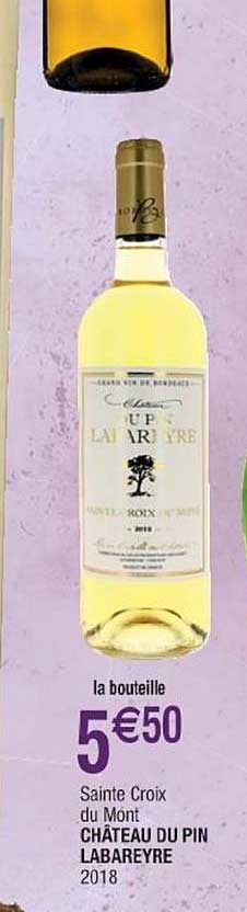 sainte croix du mont château du pin labareyre