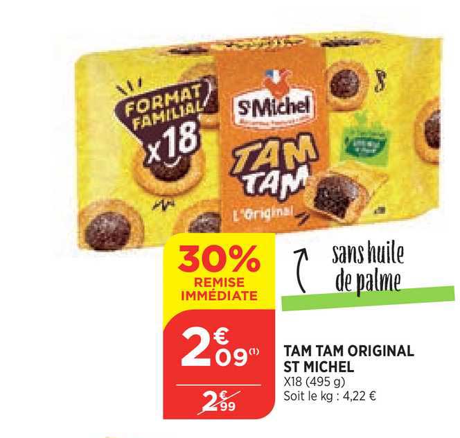 Tam Tam Original St Michel 30% Remise Immédiate